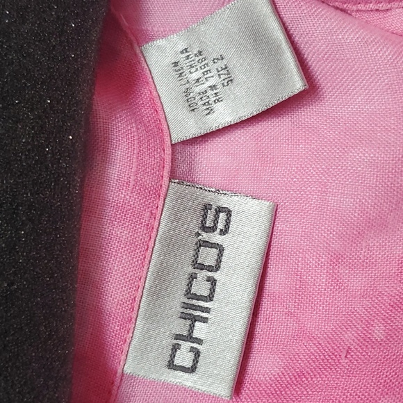 Pink chicos button up tank - Picture 3 of 4
